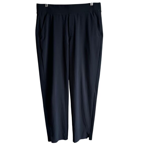 Athleta Brooklyn Ankle Pull On Pant Trouser Black 8 - Picture 2 of 10